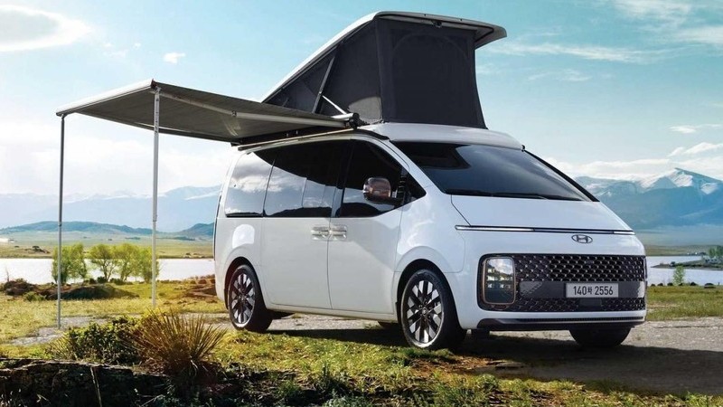 Hyundai Staria thêm phiên bản cắm trại