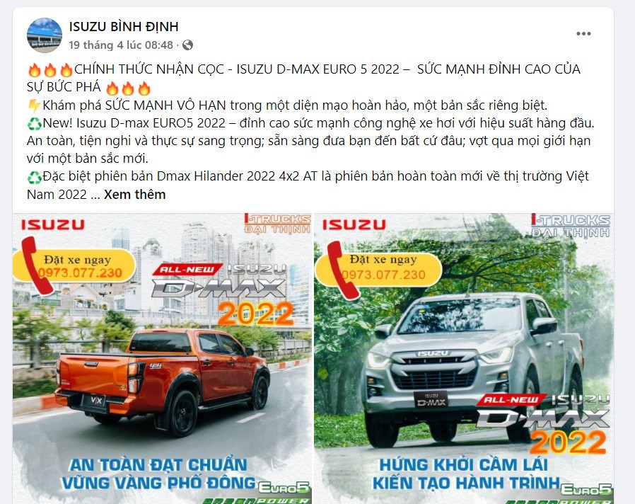 Isuzu D-Max 2022 về nước tháng 5 tới