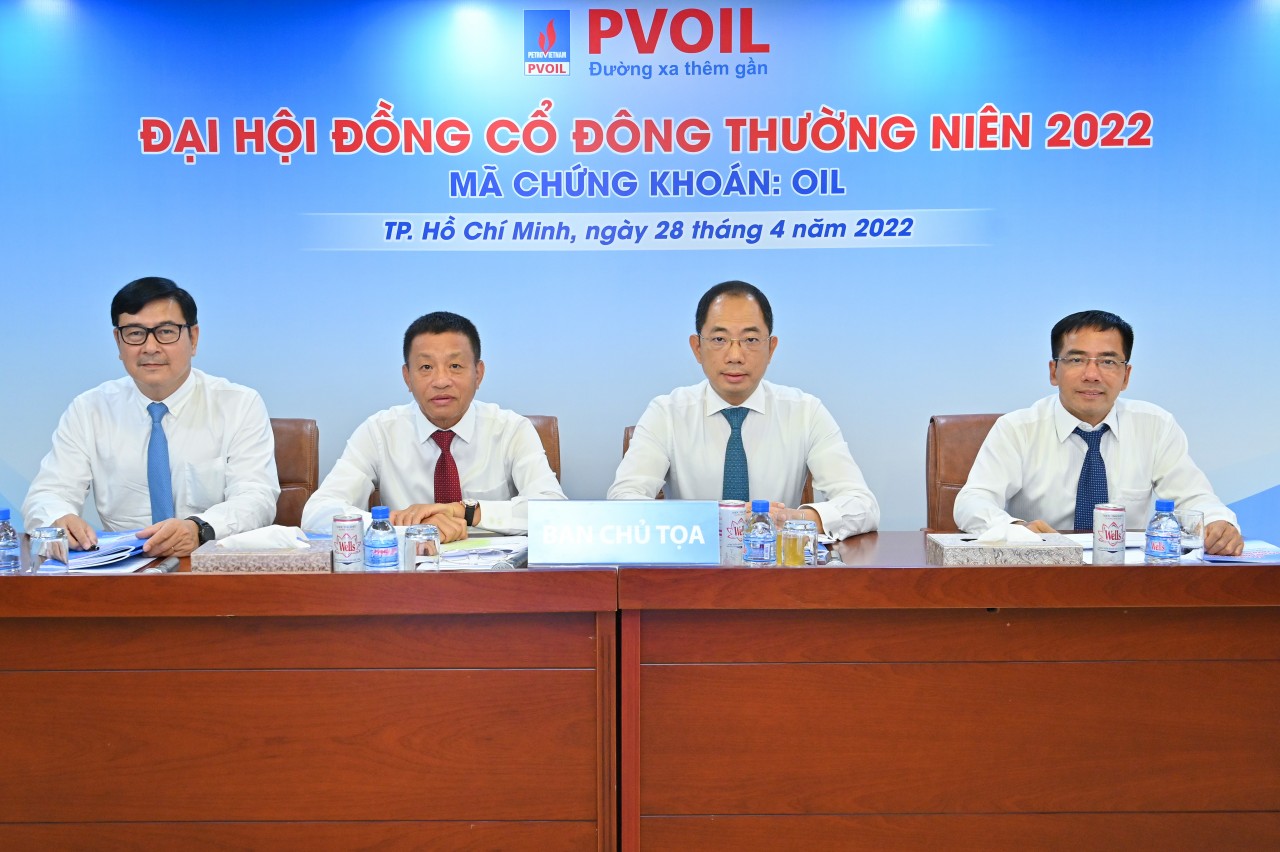 Đại hội đồng cổ đông thường niên 2022 PVOIL: chia cổ tức năm 2021 bằng tiền với tỷ lệ 3,5% vốn điều lệ