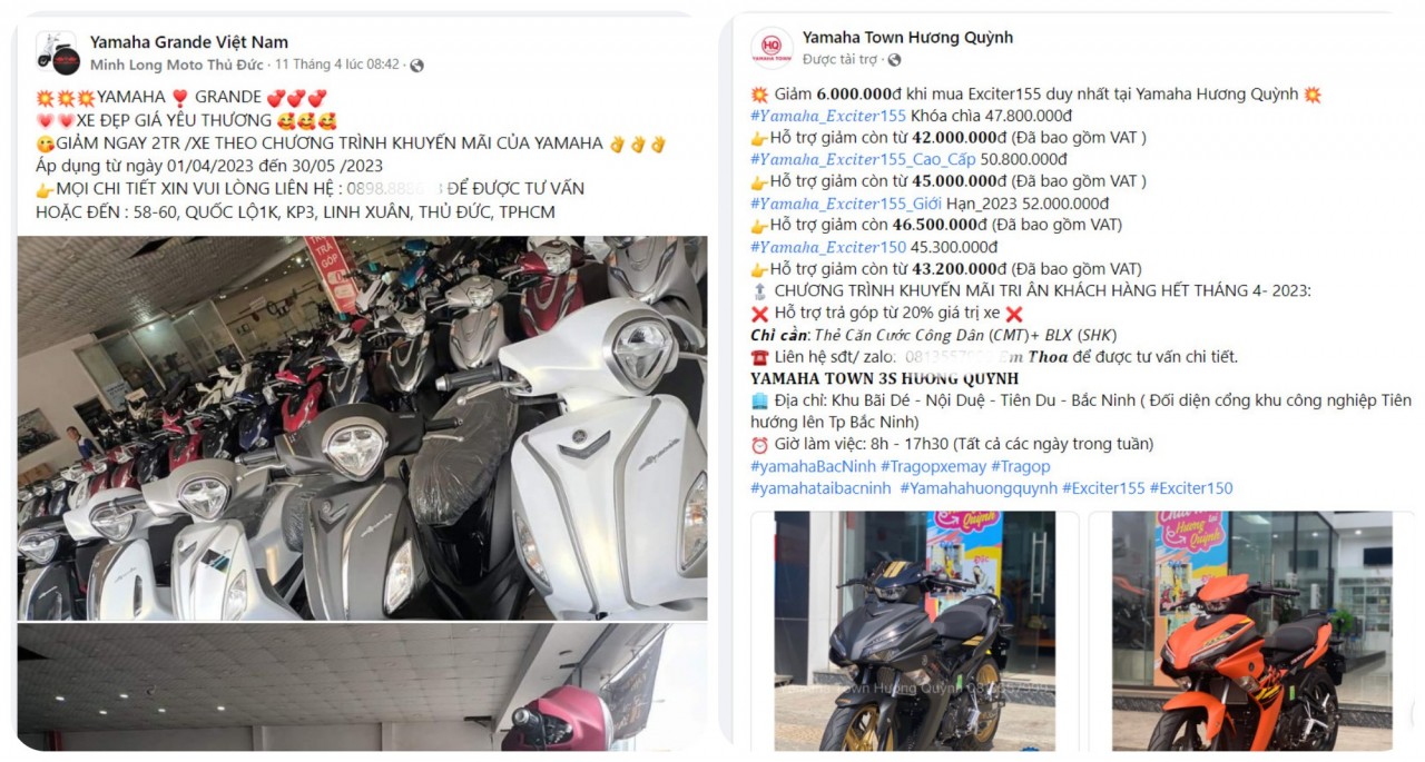 Xe máy Honda, Yamaha ồ ạt giảm giá cứu doanh số