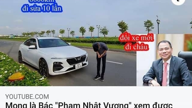 VinFast tố cáo chủ kênh Youtube Gogo TV sau clip phản hồi chất lượng xe Lux A2.0