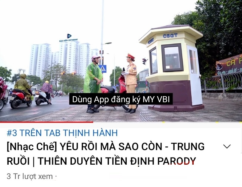 Trung Ruồi tung video nâng cao nhận thức người dân về bảo hiểm bắt buộc TNDS