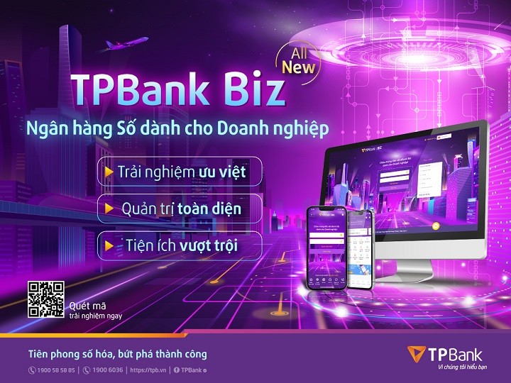 TPBank Biz – sản phẩm giữ trọn chất riêng của ngân hàng công nghệ dẫn đầu