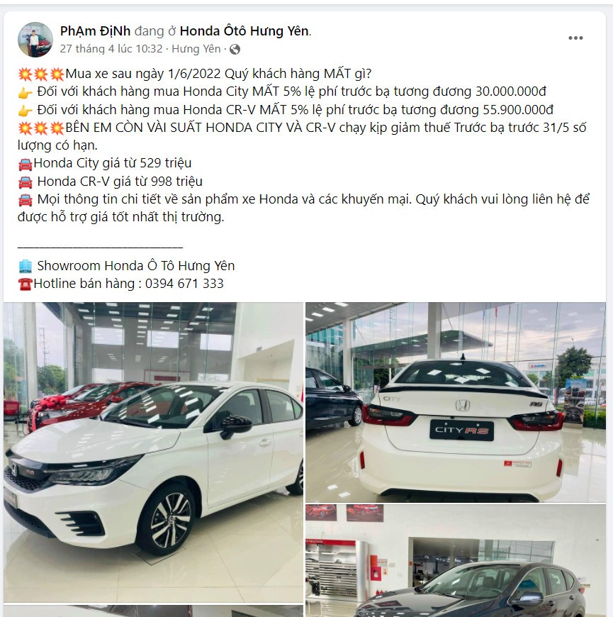 Vì sao Honda City "lên đỉnh" tháng 4/2022? Vì sao Honda City "lên đỉnh" tháng 4/2022?