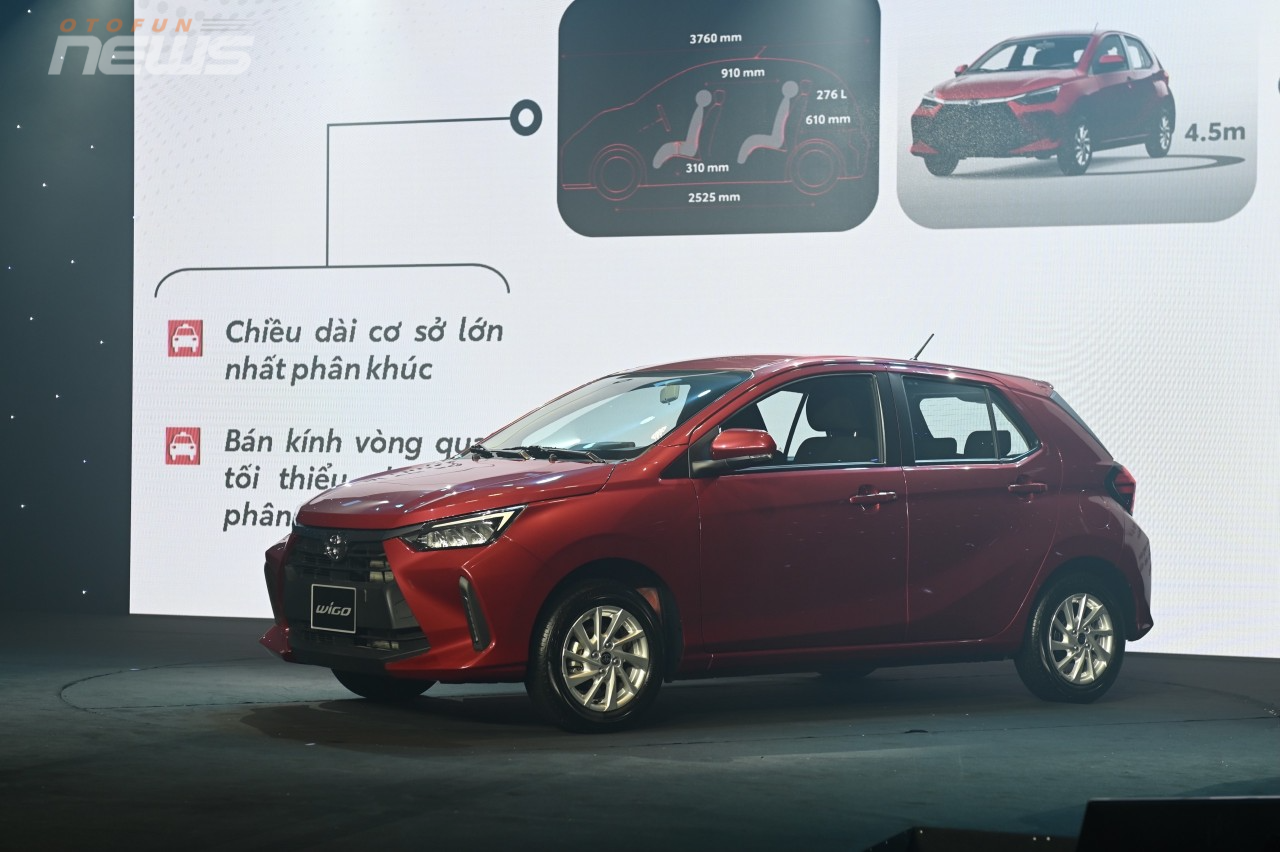 Giá lăn bánh Toyota Wigo 2023 vừa ra mắt