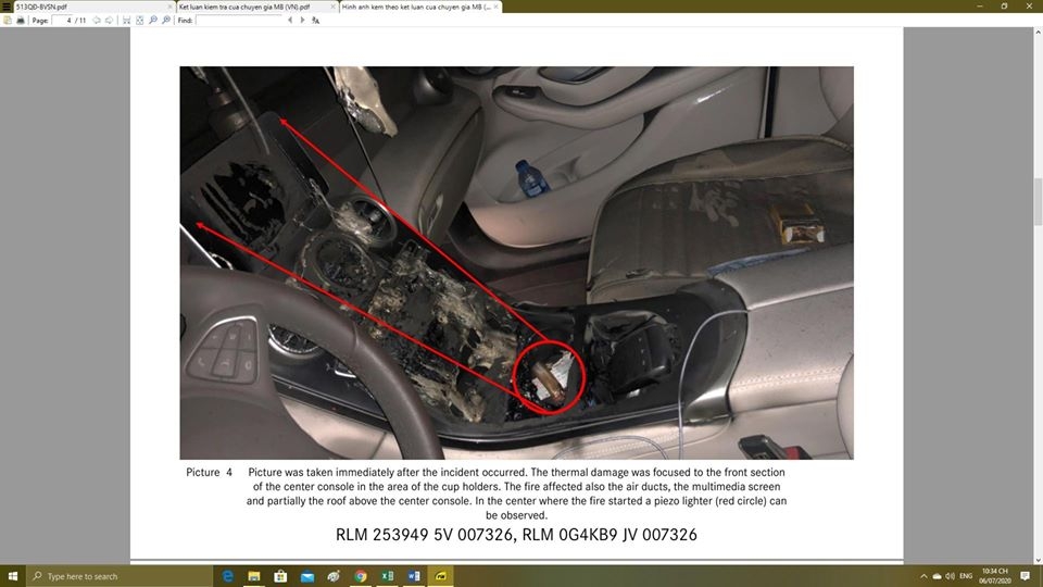 tranh cai xung quanh vu mercedes benz glc 300 dot nhien boc chay khi dang dung