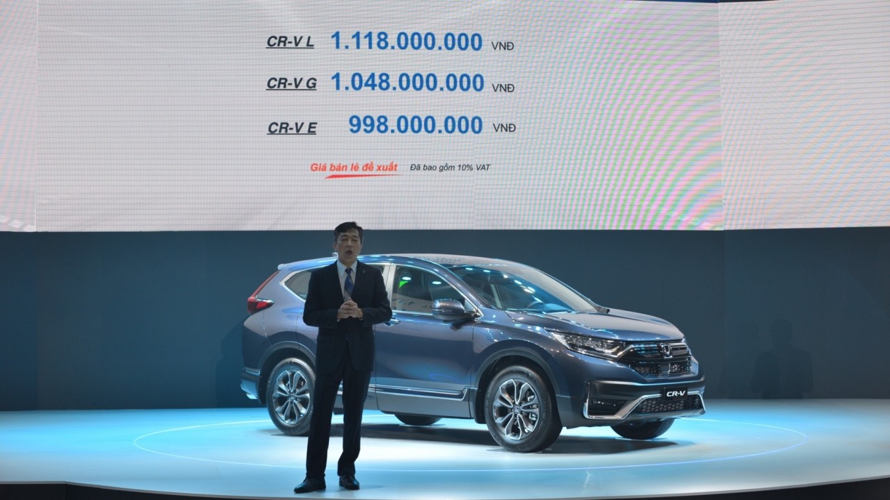 Tính giá lăn bánh Honda CR-V 2020 mới ra mắt