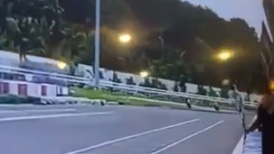 Vận động viên gặp tai nạn tại Giải Đua xe Mô tô Việt Nam 2023