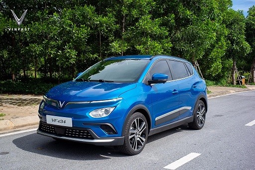 Xe điện VinFast VF e34 chính thức lộ diện Xe điện VinFast VF e34 chính thức lộ diện