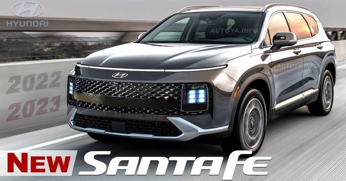 Hyundai Santa Fe 2023 mang diện mạo đến từ tương lai