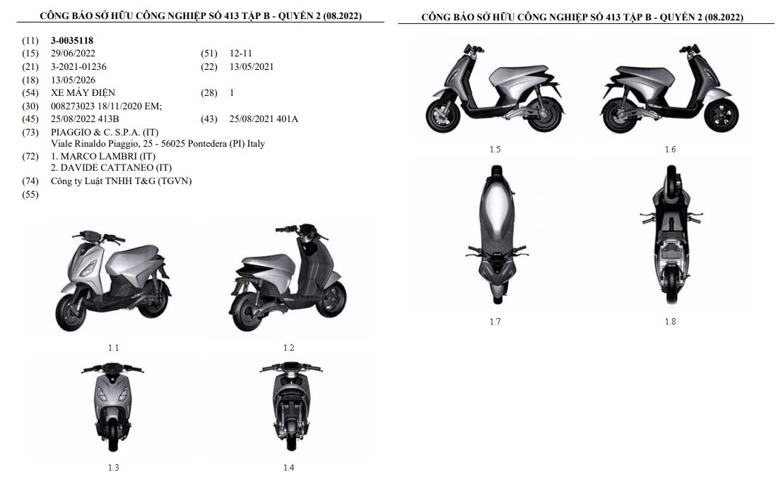 Xe máy điện Piaggio 1 sắp có mặt tại Việt Nam?