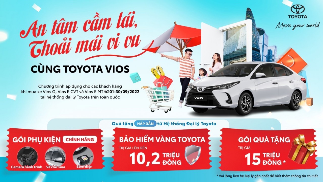 Ưu đãi khủng để sở hữu Toyota Vios, “ông hoàng” dòng sedan hạng B