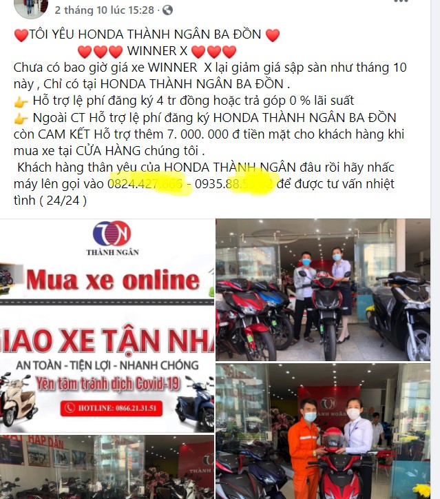 Honda Winner X giảm giá tiếp, tổng khuyến mại tới hơn chục triệu đồng tại đại lý