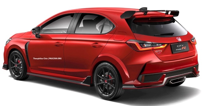 Phác thảo mẫu xe hiệu suất cao Honda City Type R