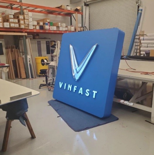 VinFast tung ảnh gian hàng tại Los Angeles Auto Show 2021