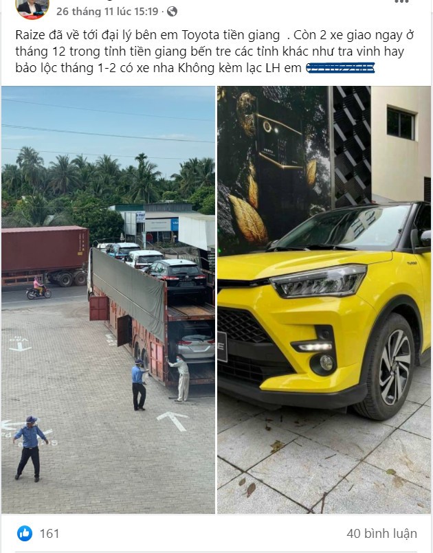 Toyota Raize đồng loạt về đại lý nhưng số lượng rất ít Toyota Raize đồng loạt về đại lý nhưng số lượng rất ít