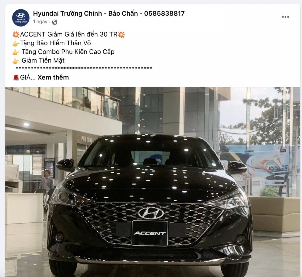 Đại lý giảm giá Hyundai Accent đến 30 triệu đồng xả kho cuối năm Đại lý giảm giá Hyundai Accent đến 30 triệu đồng xả kho cuối năm