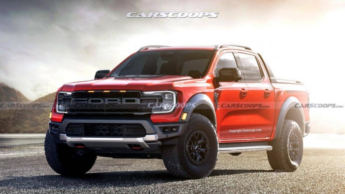 Ford Ranger Raptor 2022 có thiết kế đầu xe giống Ford Maverick