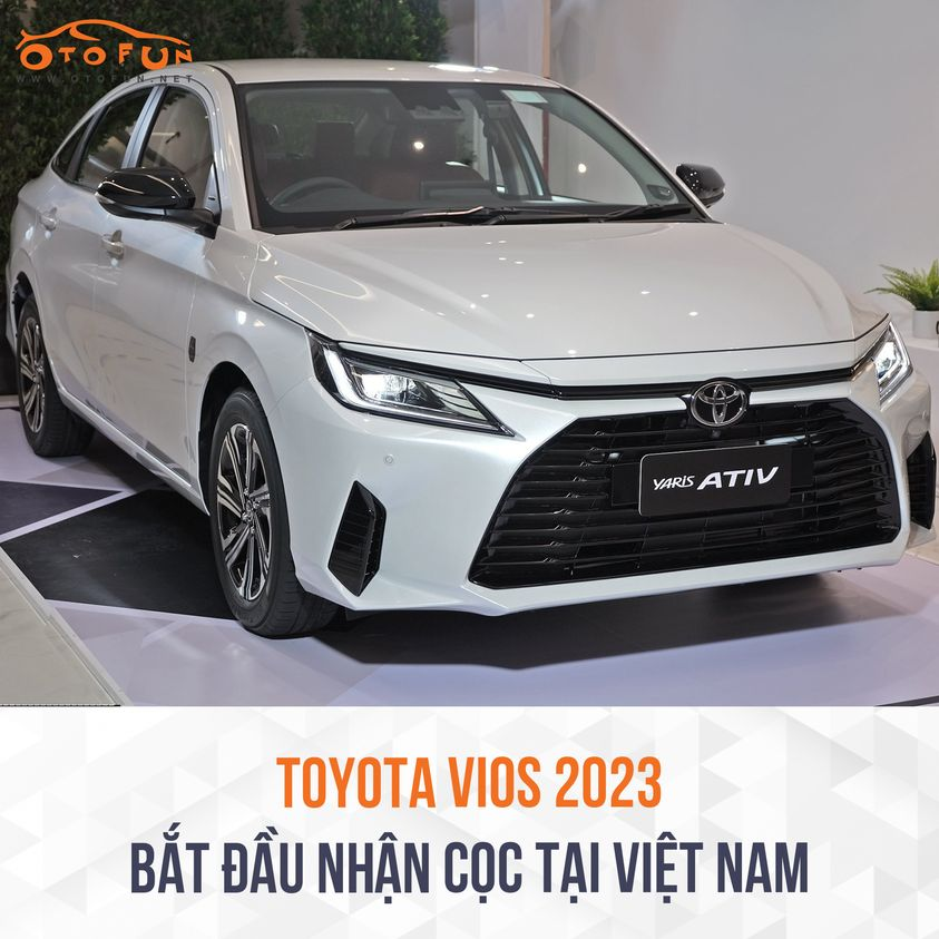 Toyota Vios 2023 bắt đầu nhận cọc tại đại lý, ra mắt đầu năm sau