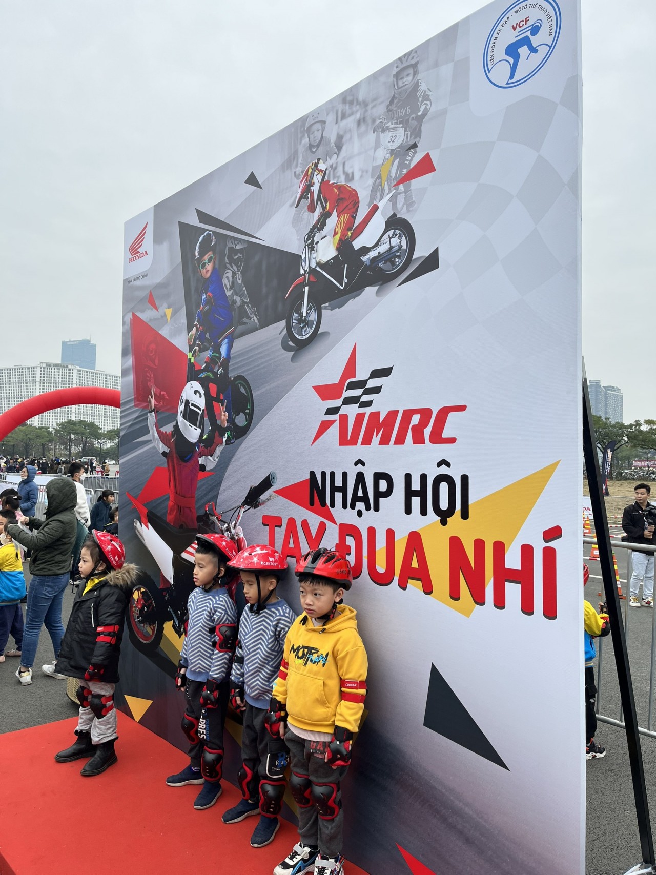 Hàng trăm tay đua nhí góp mặt tại đường đua Kid Racing Training (Honda Thanks Day)