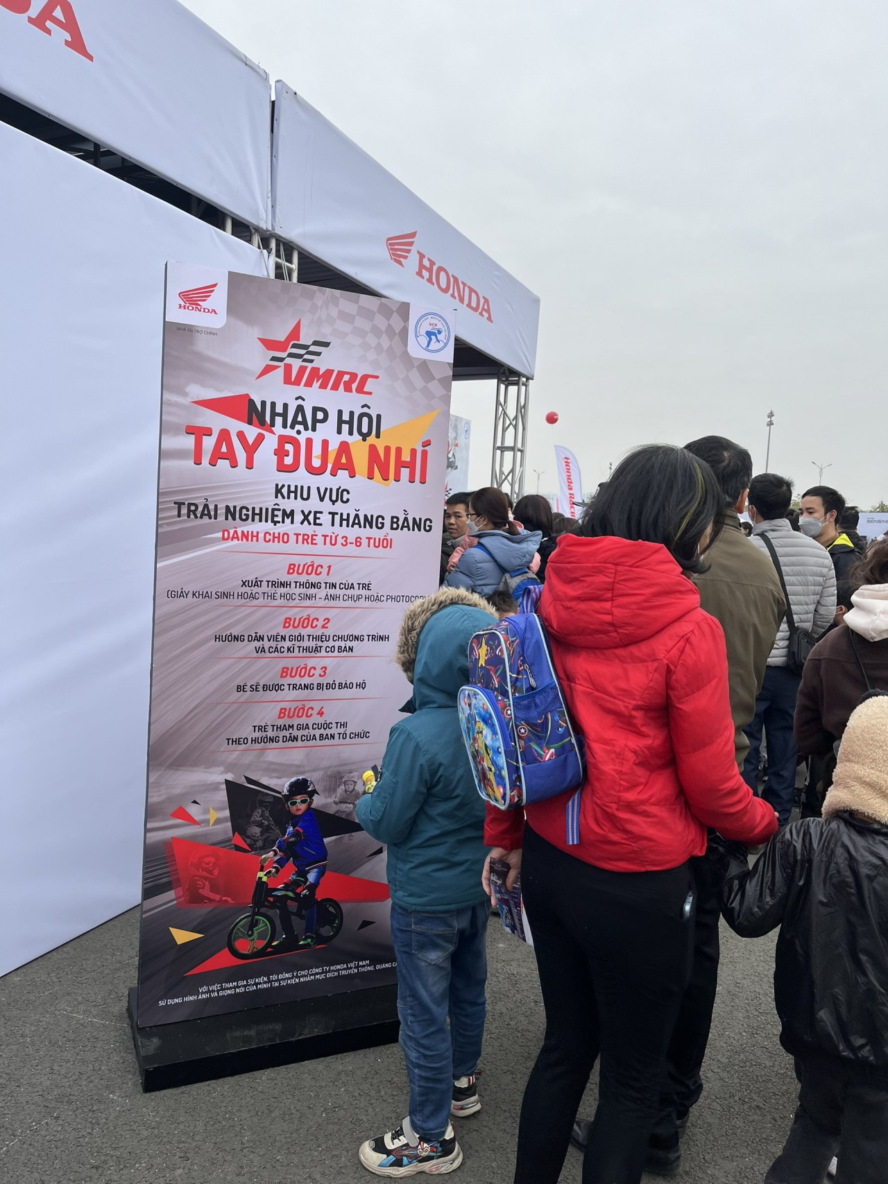 Hàng trăm tay đua nhí góp mặt tại đường đua Kid Racing Training (Honda Thanks Day)