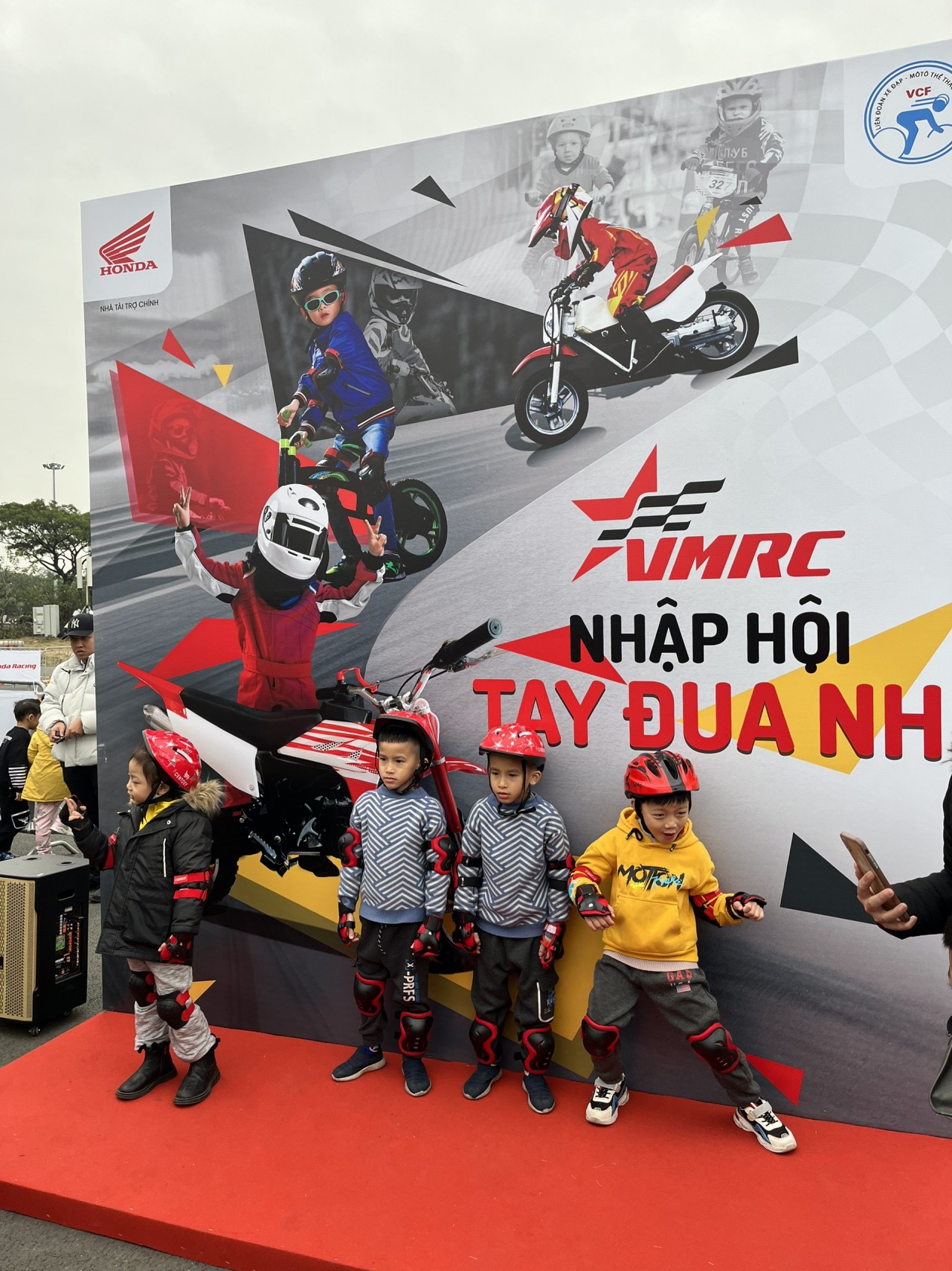 Hàng trăm tay đua nhí góp mặt tại đường đua Kid Racing Training (Honda Thanks Day)