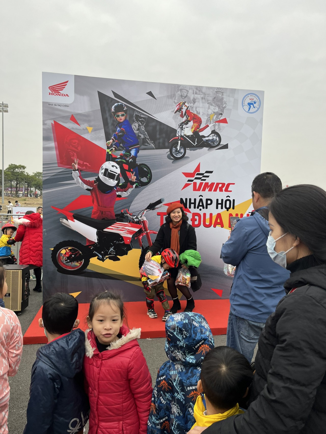 Hàng trăm tay đua nhí góp mặt tại đường đua Kid Racing Training (Honda Thanks Day)