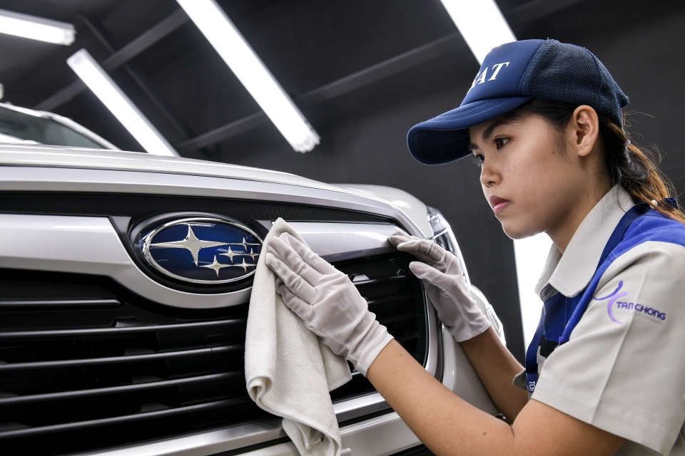 Nhà máy lắp ráp xe Subaru ở Thái Lan chính thức đi vào hoạt động nha may lap rap xe subaru o thai lan chinh thuc di vao hoat dong