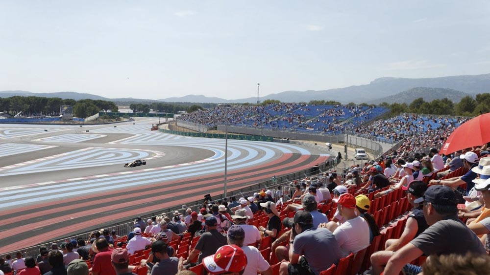 Đường đua Công thức 1 Paul Ricard ở miền nam nước Pháp.