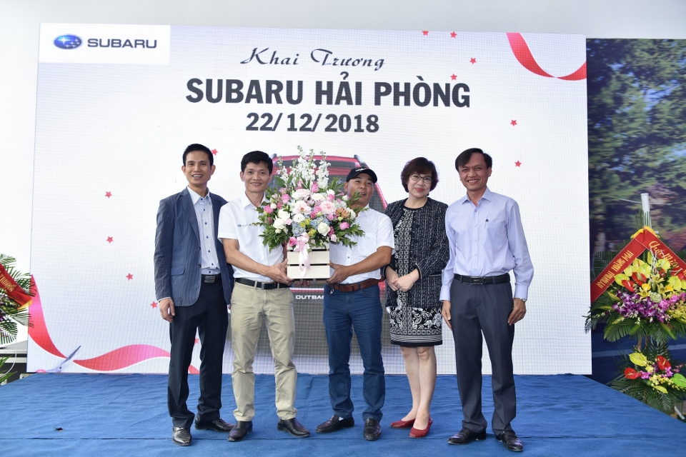 khai truong showrom subaru 3s dau tien tai hai phong