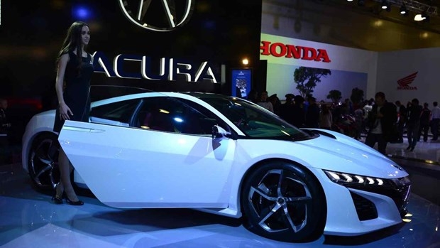 Xe Honda trưng bày tại triển lãm ôtô quốc tế Moskva. (Nguồn: Getty Images)