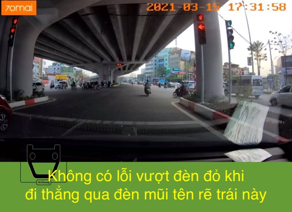 Cẩn trọng với "bẫy" vượt đèn đỏ ở lối rẽ từ cầu Thăng Long sang Phạm Văn Đồng