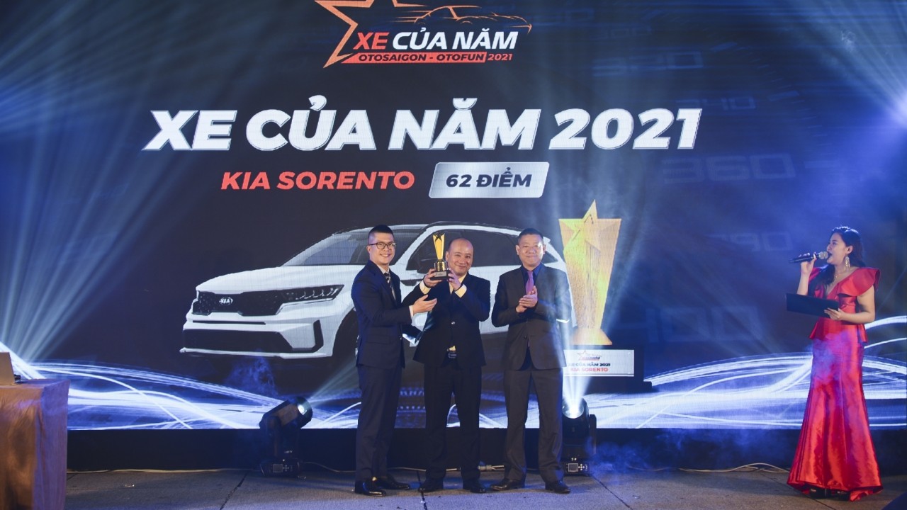Kia Sorento giành danh hiệu XE CỦA NĂM 2021