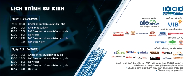 hon 100 mau xe hoi tu tai hoi cho o to lon nhat mien nam nam 2019