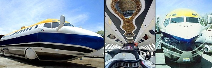limousine boeing 727 jet limo doc nhat vo nhi voi than vo may bay dai 16 met