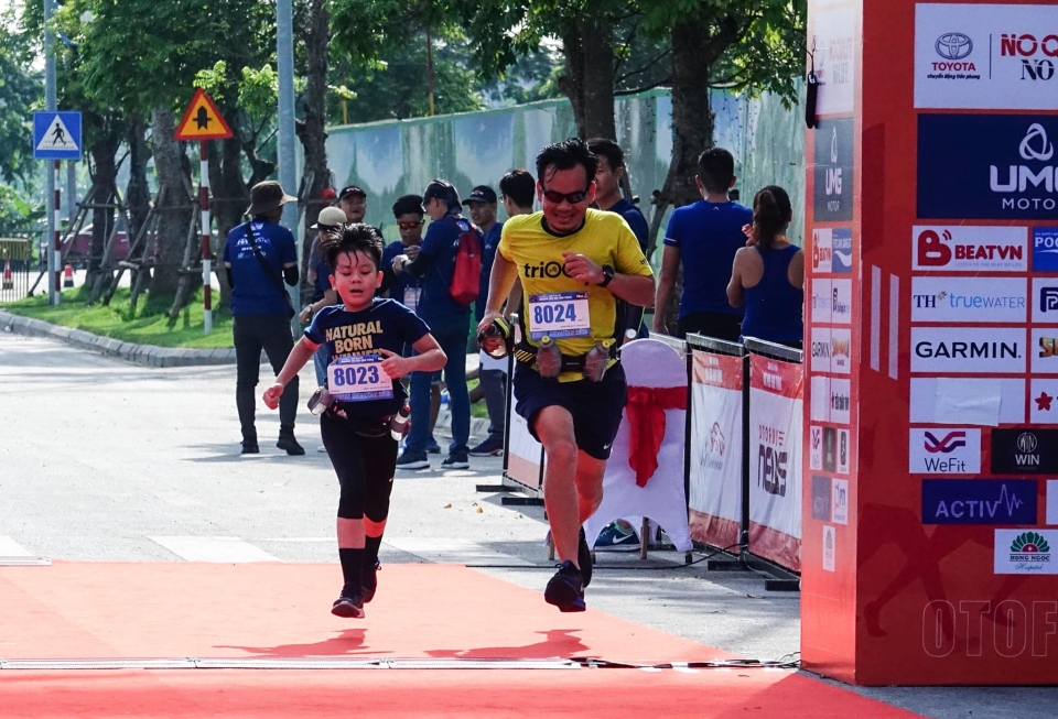 Vận động viên nhí - những chiến binh thi đấu hết mình tại Otofun Marathon 2019