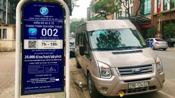 Tìm điểm đỗ xe ở Hà Nội qua ứng dụng iParking