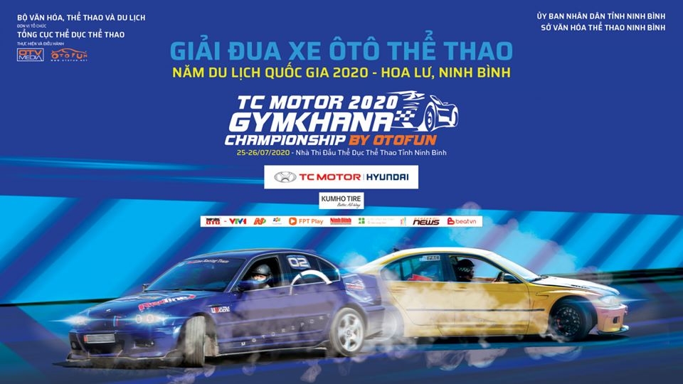 loi cam on tu btc bdh giai dua o to the thao tc motor gymkhana championship by otofun 2020