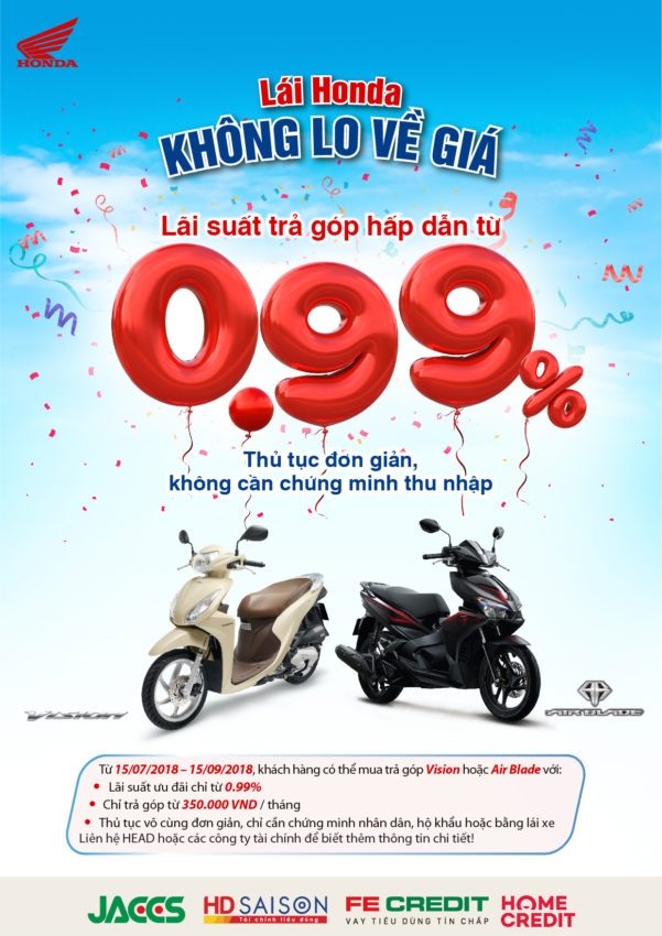 Honda “Khuyến mại xe số, trả góp xe ga” thả ga đón quà honda khuyen mai xe so tra gop xe ga tha ga don qua