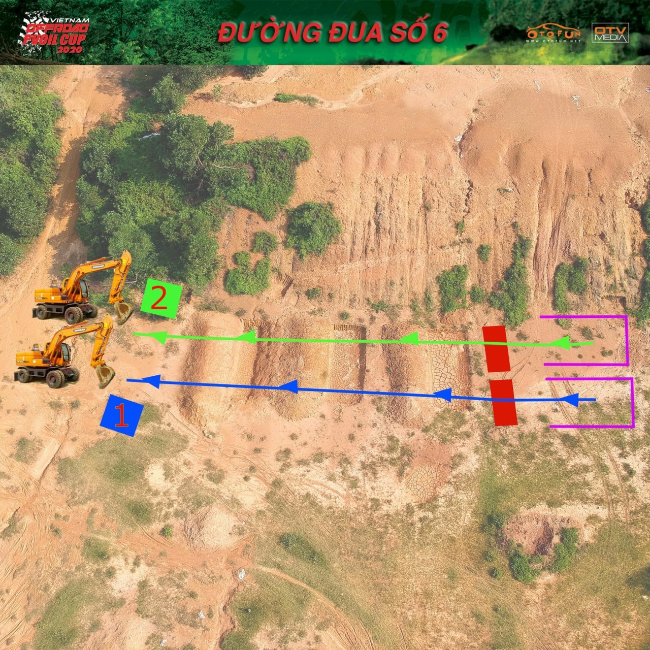 pvoil voc 2020 cap doi no luc cuu ngua lat tren duong dua vuot tuong go