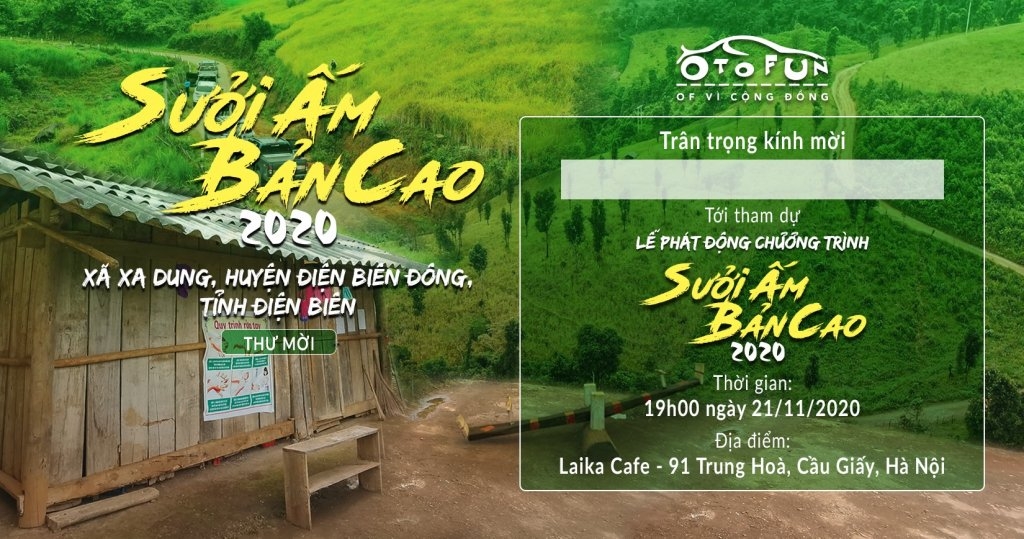 Quỹ OF Vì cộng đồng phát động chương trình "Sưởi ấm bản cao 2020"