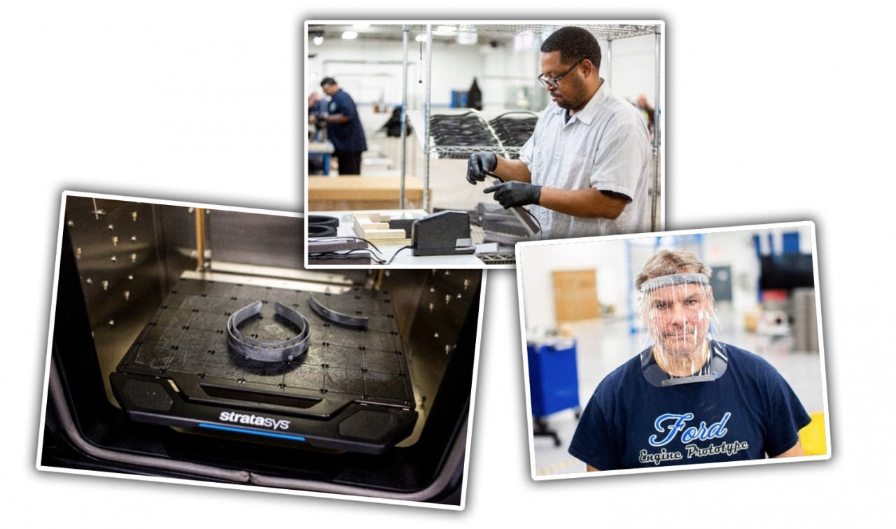 Ford sáng tạo mặt nạ phòng độc chống Covid-19 từ linh kiện bán tải F-150 ford sang tao mat na phong doc chong covid 19 tu linh kien ban tai f 150