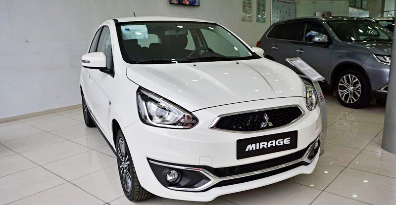 mitsubishi mirage ngung ban tai viet nam