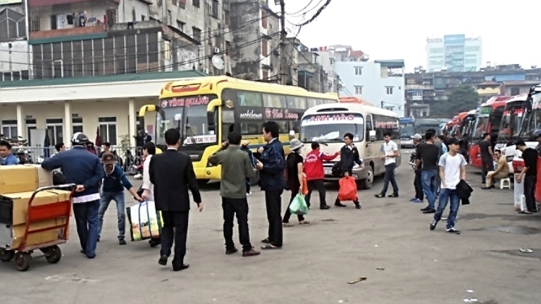 Hà Nội: Chuyển hơn 50 tuyến xe khách đi Ninh Bình về bến Giáp Bát