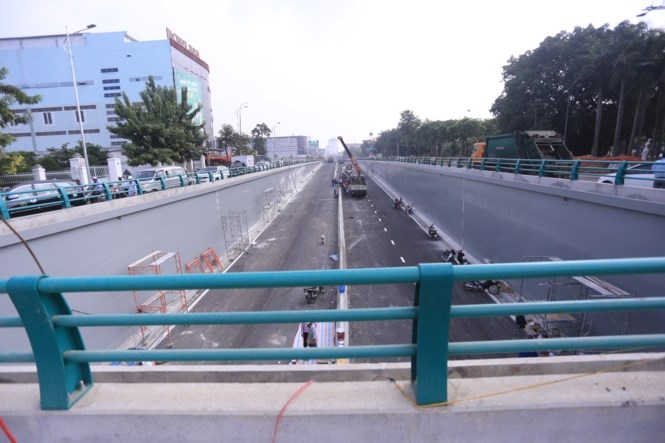 Đà Nẵng: Cận cảnh hầm chui phục vụ APEC trước ngày thông xe da nang can canh ham chui phuc vu apec truoc ngay thong xe