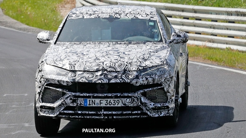 "Siêu SUV" Lamborghini Urus xuất hiện tại trường đua Nurburgring