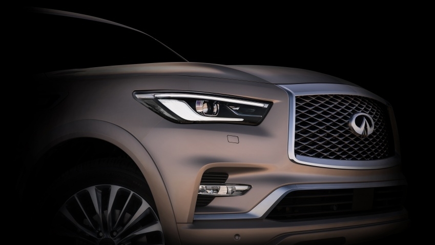 SUV sang Infiniti QX80 cận kề ngày ra mắt