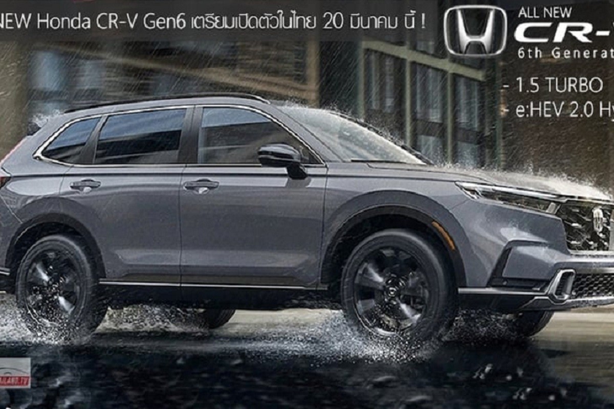 Honda CR-V 2023 chốt lịch ra mắt tại Thái Lan