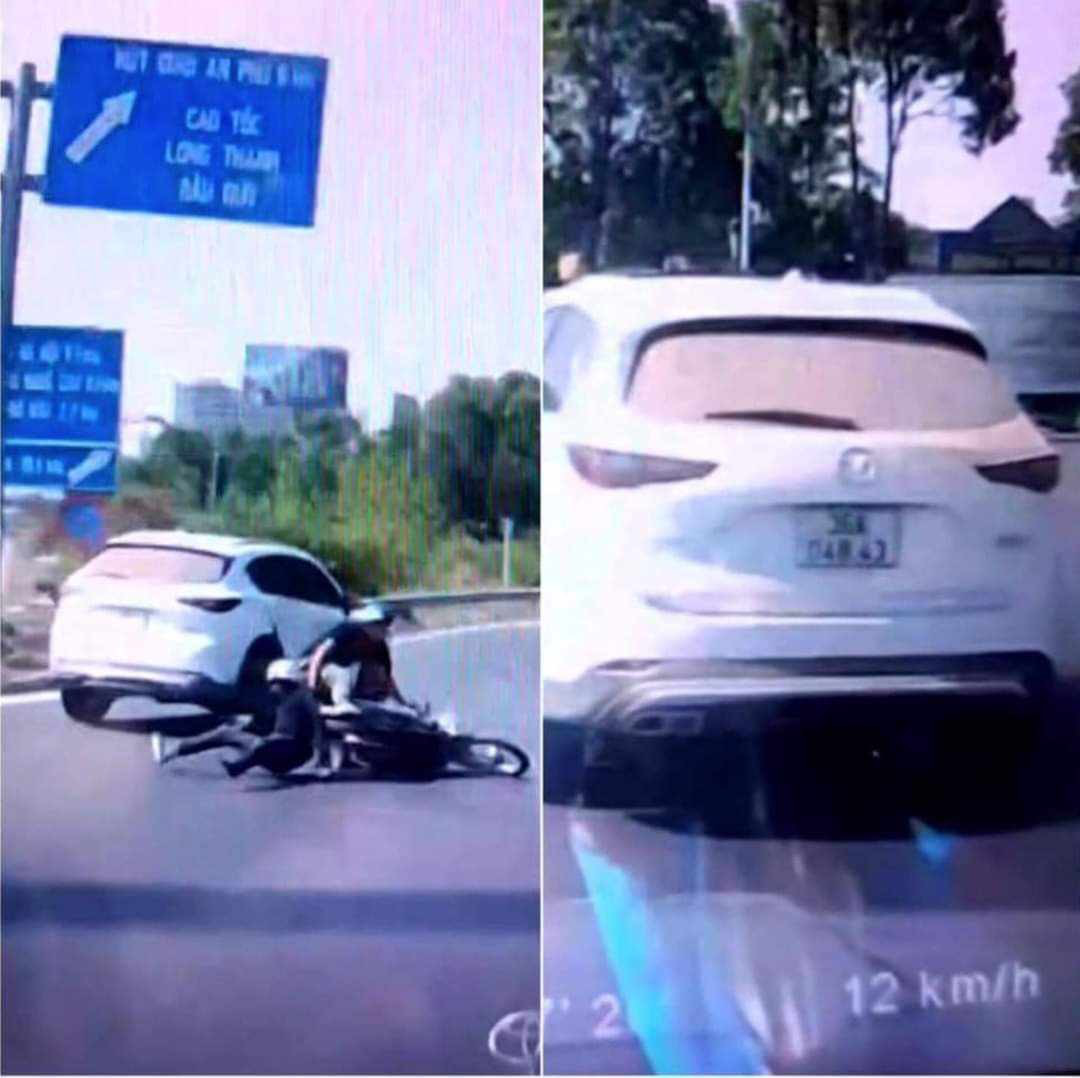 Mazda CX-5 gây tai nạn ở Võ Chí Công, TP Thủ Đức