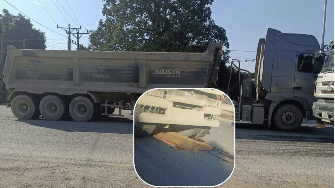 Sang đường không quan sát, nam sinh tử vong dưới bánh xe tải